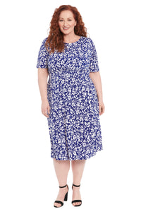 Ayanna in Positive Negative Floral - FINAL SALE