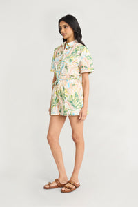 Drew Romper in Riviera Windows