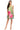 Patty Ruffle Neck A-line Dress in Garden Mum