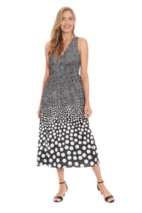 Samara Fit and Flare Sleeveless Maxi Dress