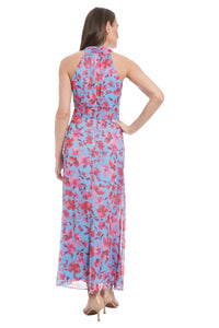 Amberlyn Halter Maxi in Floating Buds