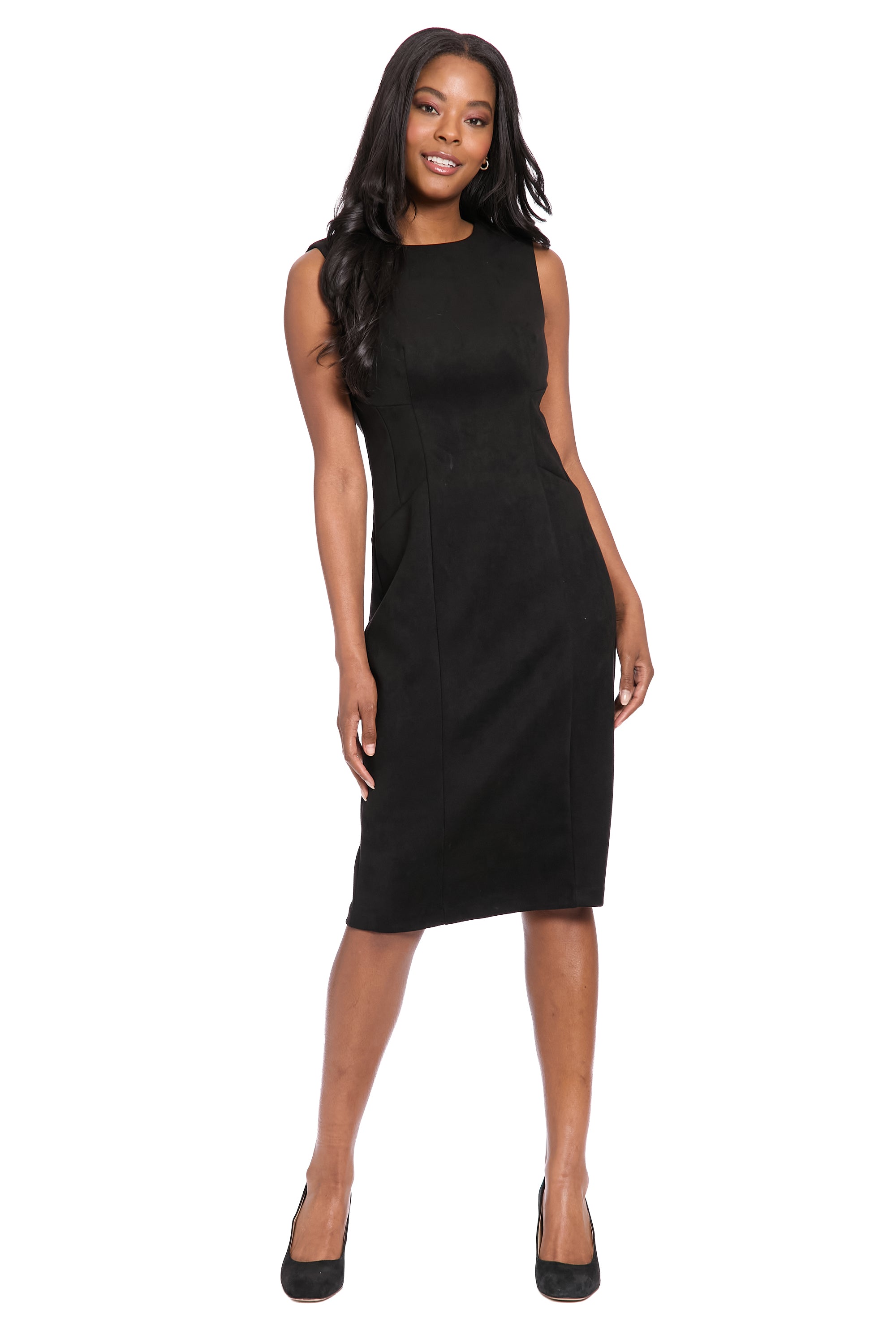 Katarina Jewel Neck Sheath Dress