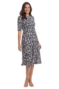 Ayanna in Positive Negative Floral - FINAL SALE