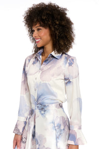 Delancey Button Front Blouse