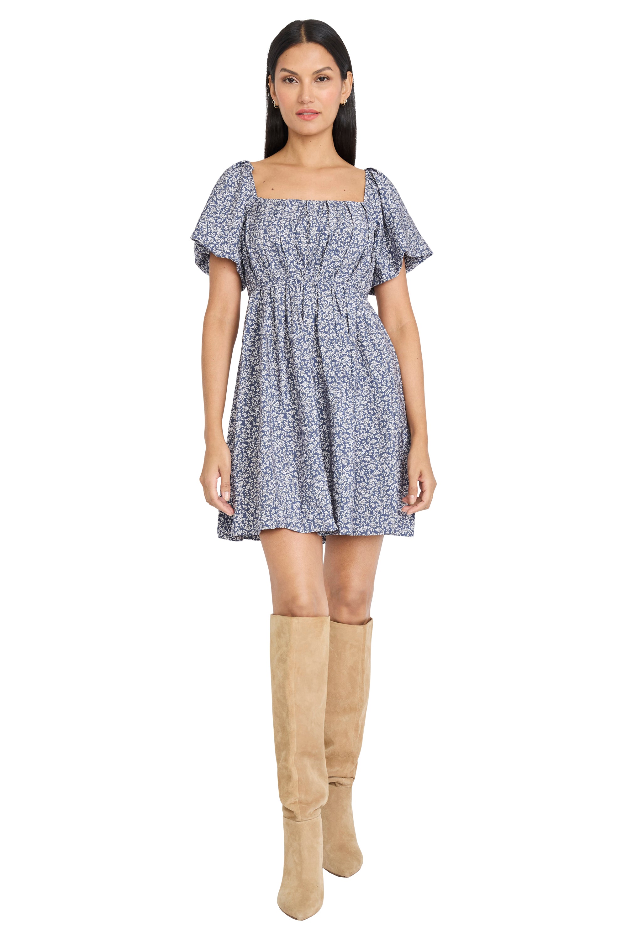 Xavier in Leafy Ditsy Rayon