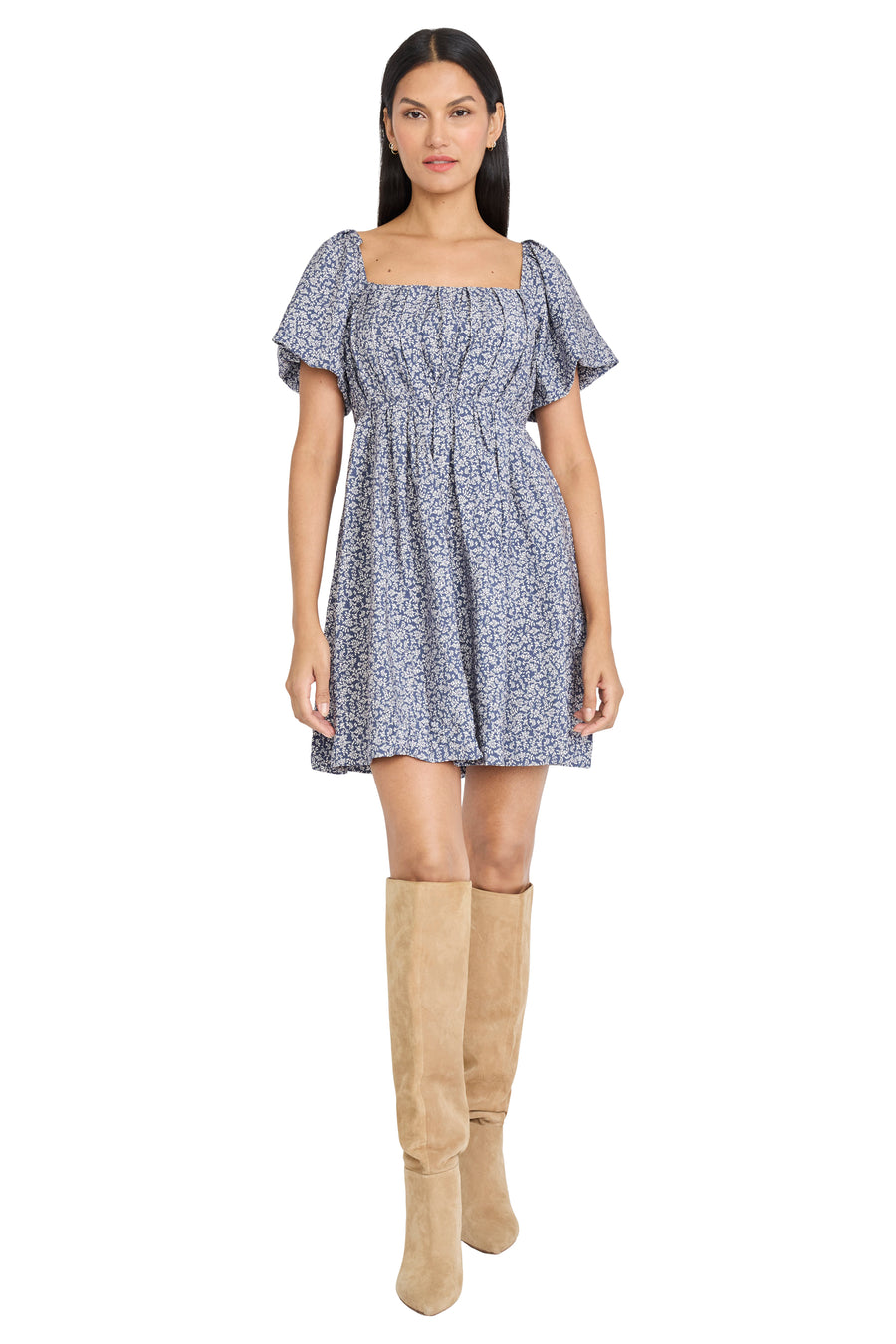 Xavier in Leafy Ditsy Rayon