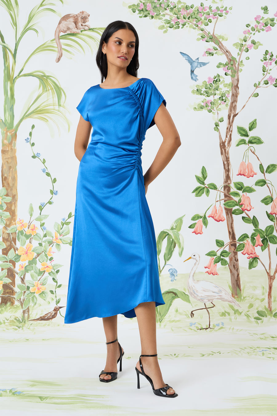 Maggy London Midi Dress, 14 / Blue Maggy London Midi Dress, 14 / Blue