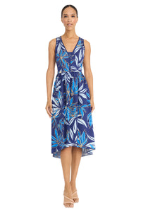 Arabella Cotton High Low Piped Neck Dress - FINAL SALE