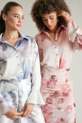 Delancey Button Front Blouse