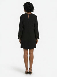 Sue A-Line Botanical with Lace Sleeves