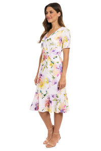 Brandi in Watercolor Blooms - FINAL SALE