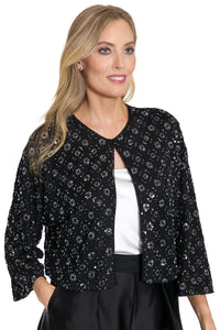 Murray Embellished Mesh Topper Blazer