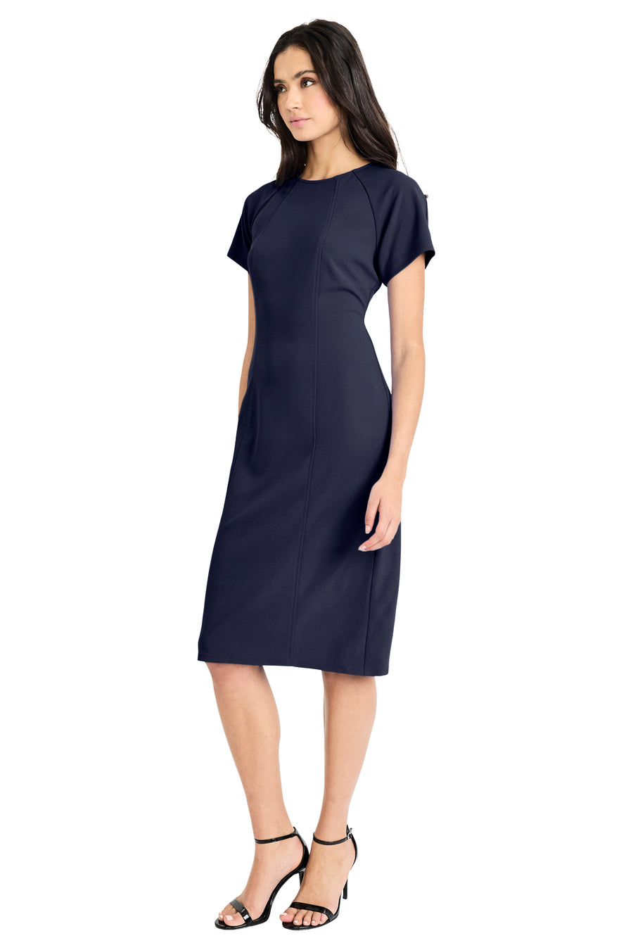 Isabela Short Sleeve Tailored Sheath Dress A-Line Mini | Maggy London ULTRAMARINE / Standard / 10 Isabela Short Sleeve Tailored Sheath Dress A-Line Mini | Maggy London ULTRAMARINE / Standard / 10