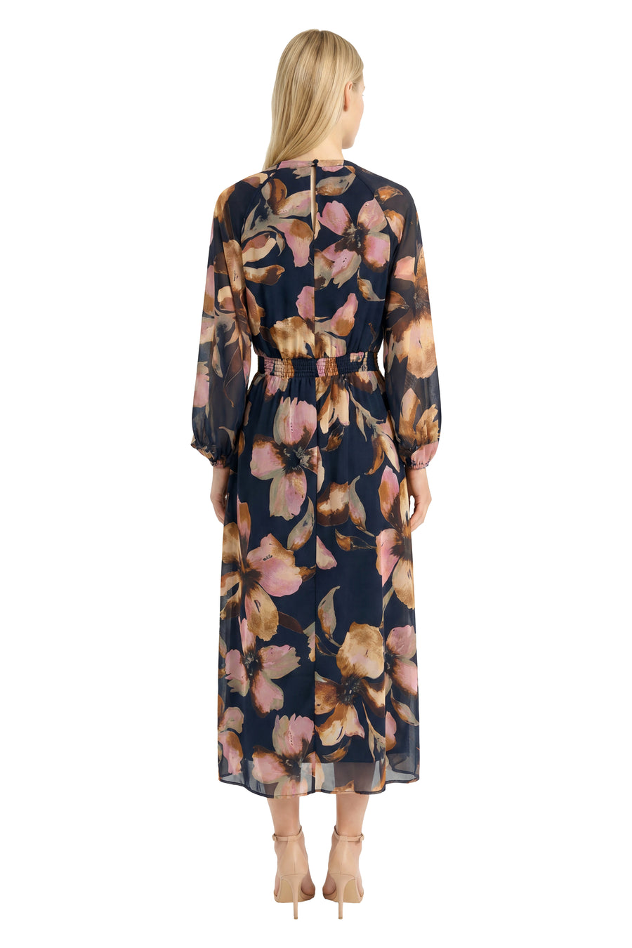 Sabrina Balloon Sleeve Midi