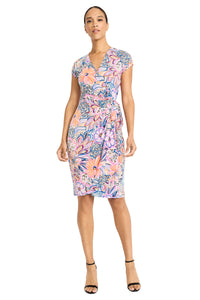 Ellison Wrap Dress in Femme Fatale - FINAL SALE