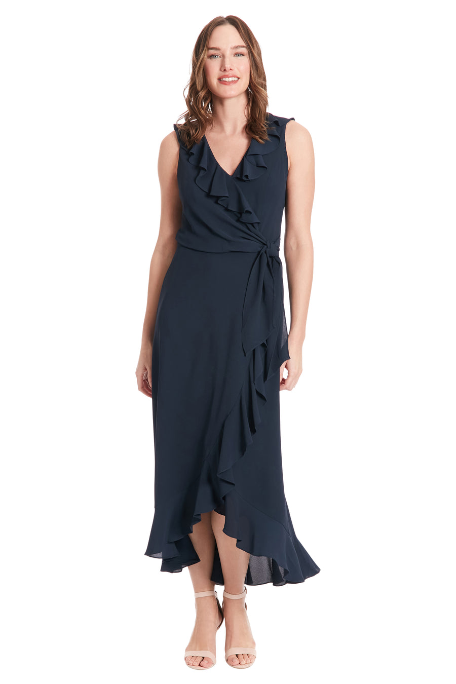 Ruffle Hem Maxi Dress – Maggy London - Main Image