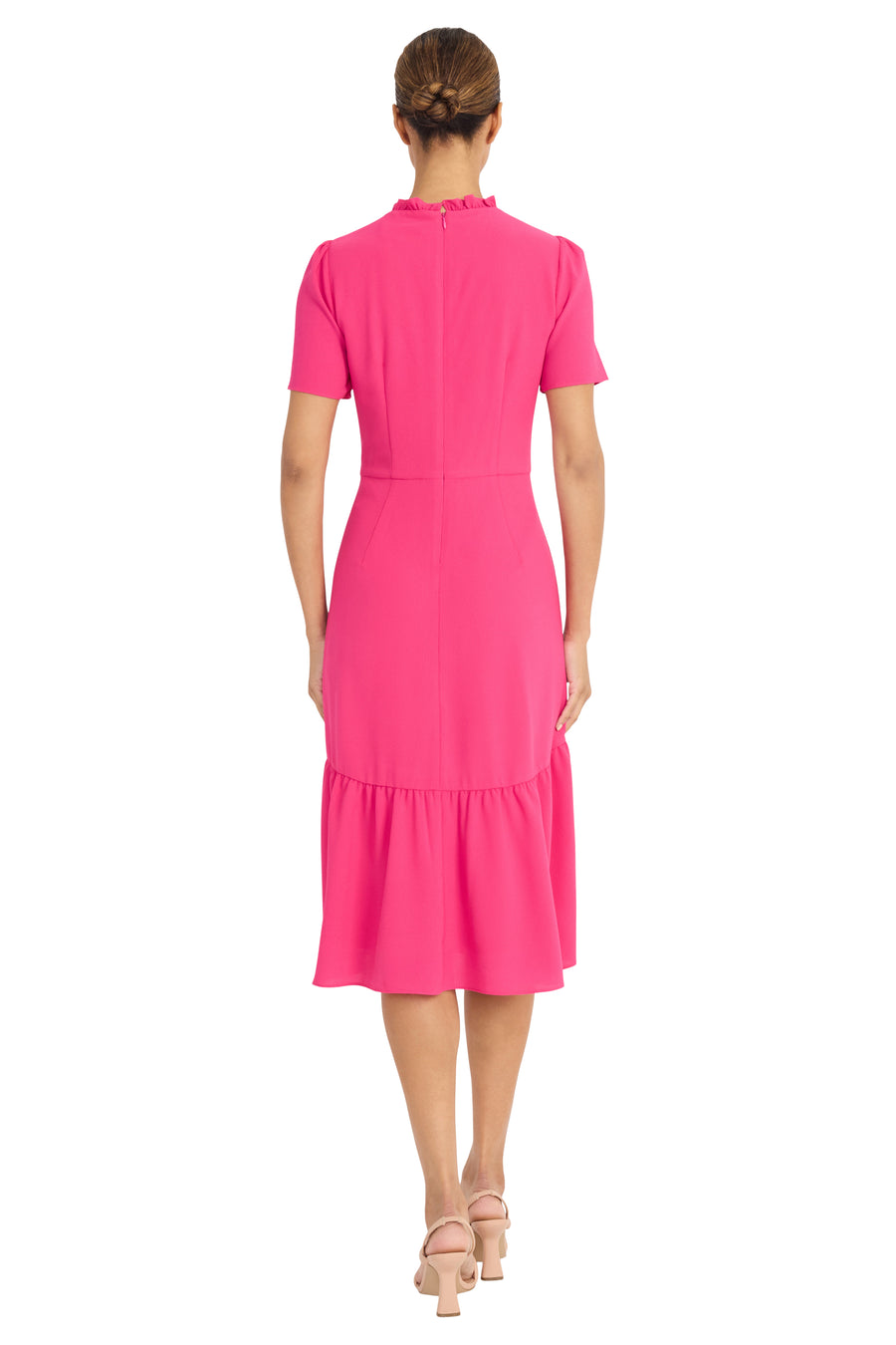 Lorraine in Solid Below the Knee A-Line Dress | Maggy London Lorraine in Solid Below the Knee A-Line Dress | Maggy London