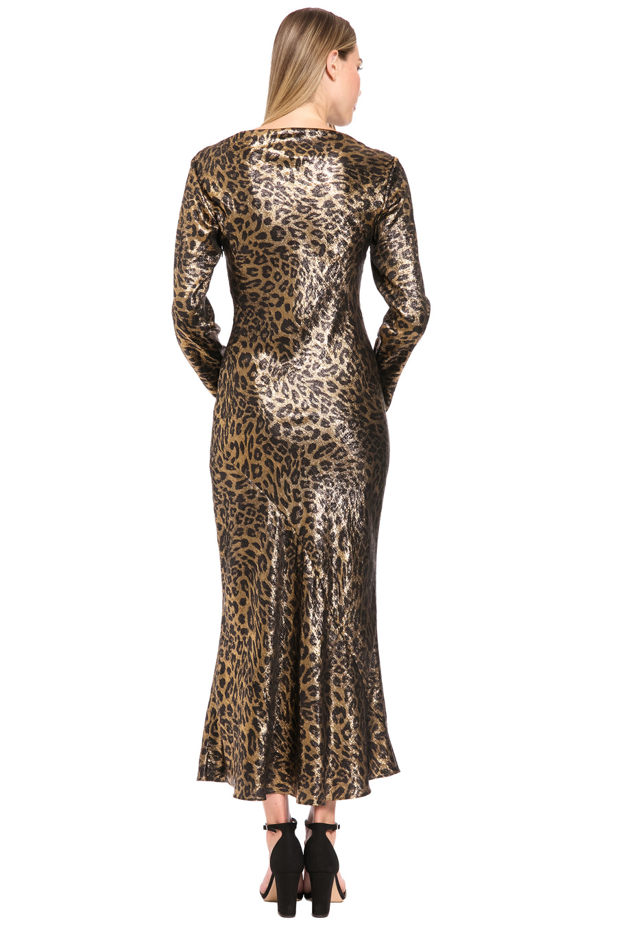 Booker Dress in Wild Metallic