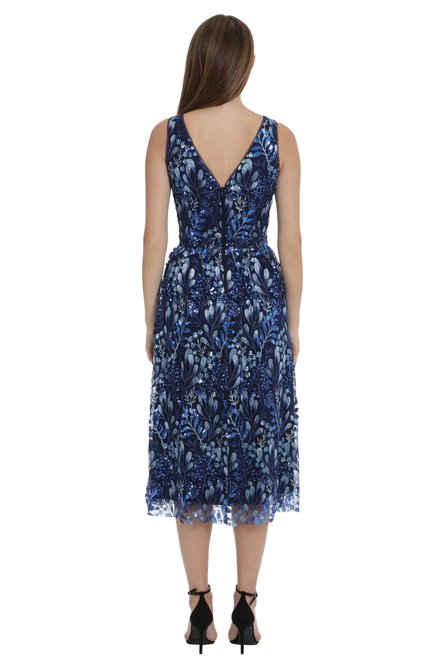 V-NECK MIDI COCKTAIL DRESS Maggy London V-NECK MIDI COCKTAIL DRESS Maggy London