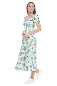 Kristin in Butterflies Midi A-Line Dress