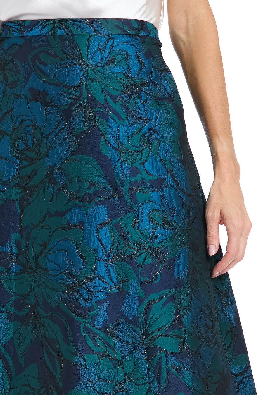 Waverly Floor Length A-Line Skirt