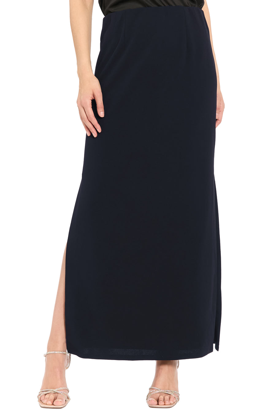 Bristol Side Slit Column Skirt