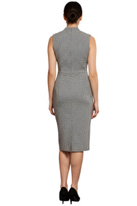Kandy Pleated Shoulder Sheath Dress
