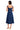 Arielle Cotton Stretch Square Neck Denim Midi