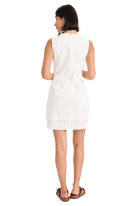 Rue Cotton Sleeveless Mini Dress