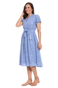 Blair Midi in Medallion Eyelet Embroidery