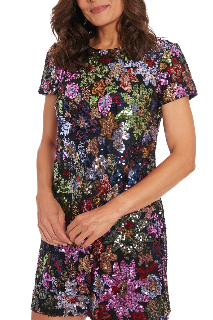 Sequin T-Shirt Dress Maggy London Sequin T-Shirt Dress Maggy London