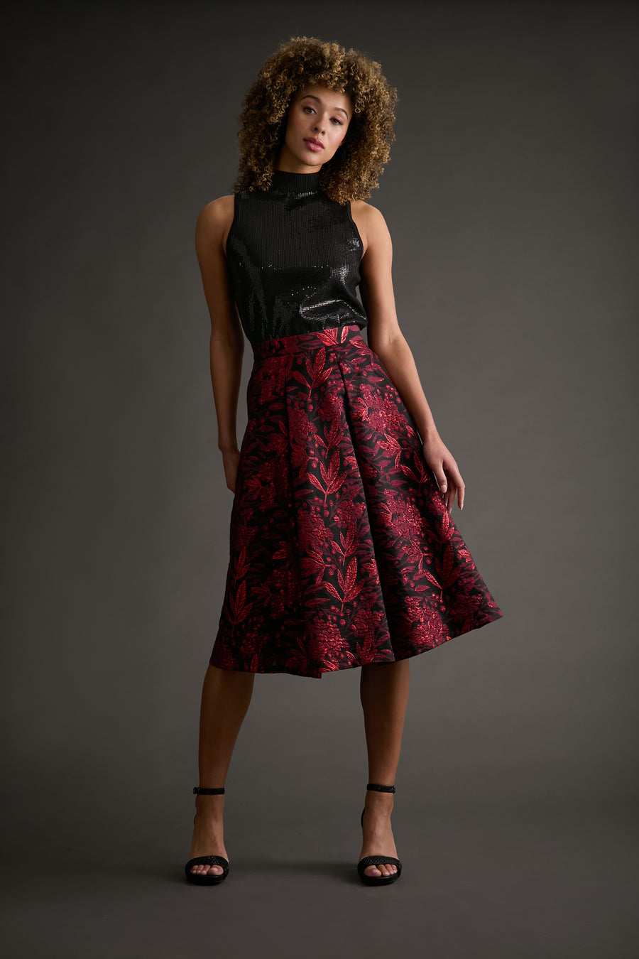 Gramercy in Jacquard skirt