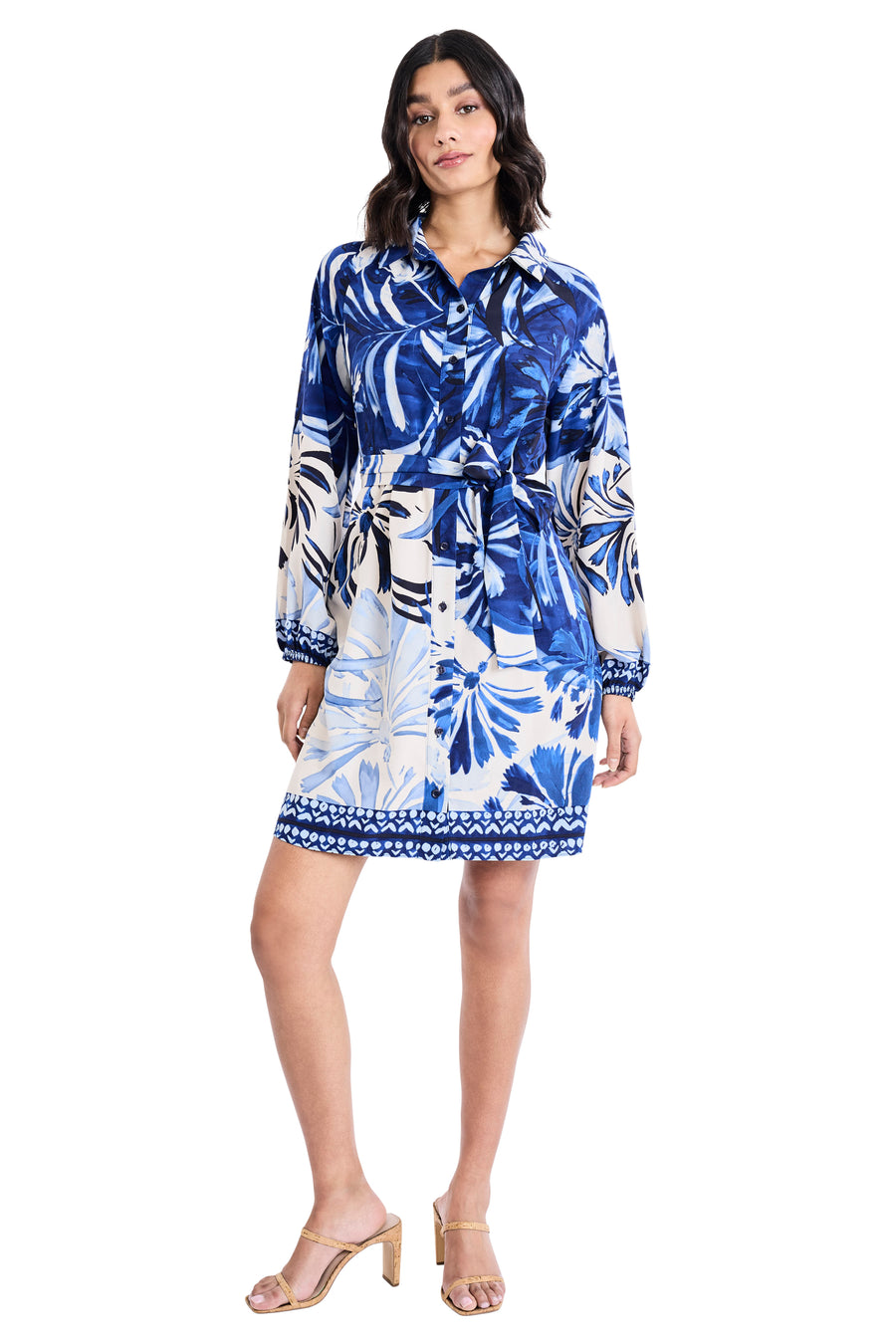 Bela Balloon Sleeve Shirtdress