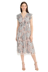 Jemma in Inkwork Embroidered Mesh
