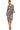 Rhea Collared Side Tie Midi in Zebra