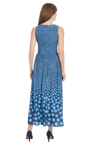Samara Fit and Flare Sleeveless Maxi Dress