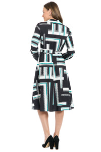 Meara A-Line Midi Shirtdress