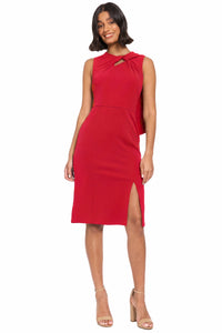 Marla Shoulder Scarf Sheath Dress