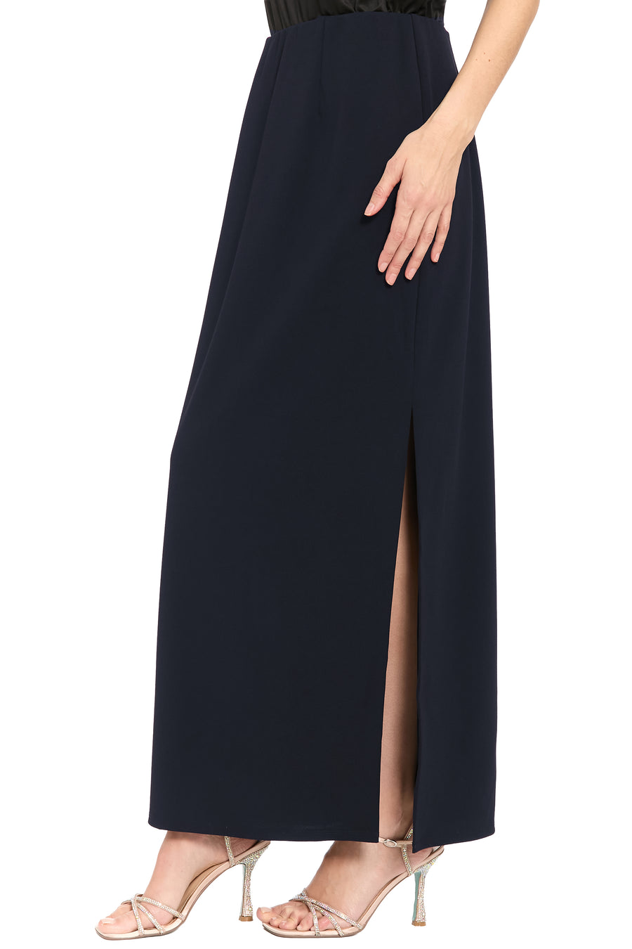 Bristol Side Slit Column Skirt