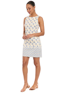 Miranda Cotton Shift in Palm Field Border