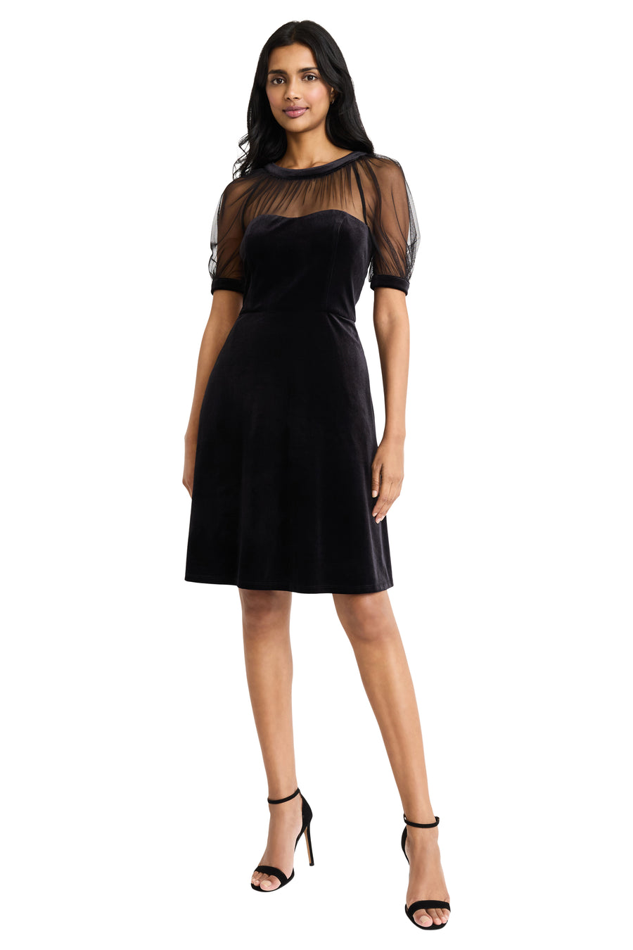 Maggy London Midi Dress - Black - US 6 (S) Maggy London Midi Dress - Black - US 6 (S)