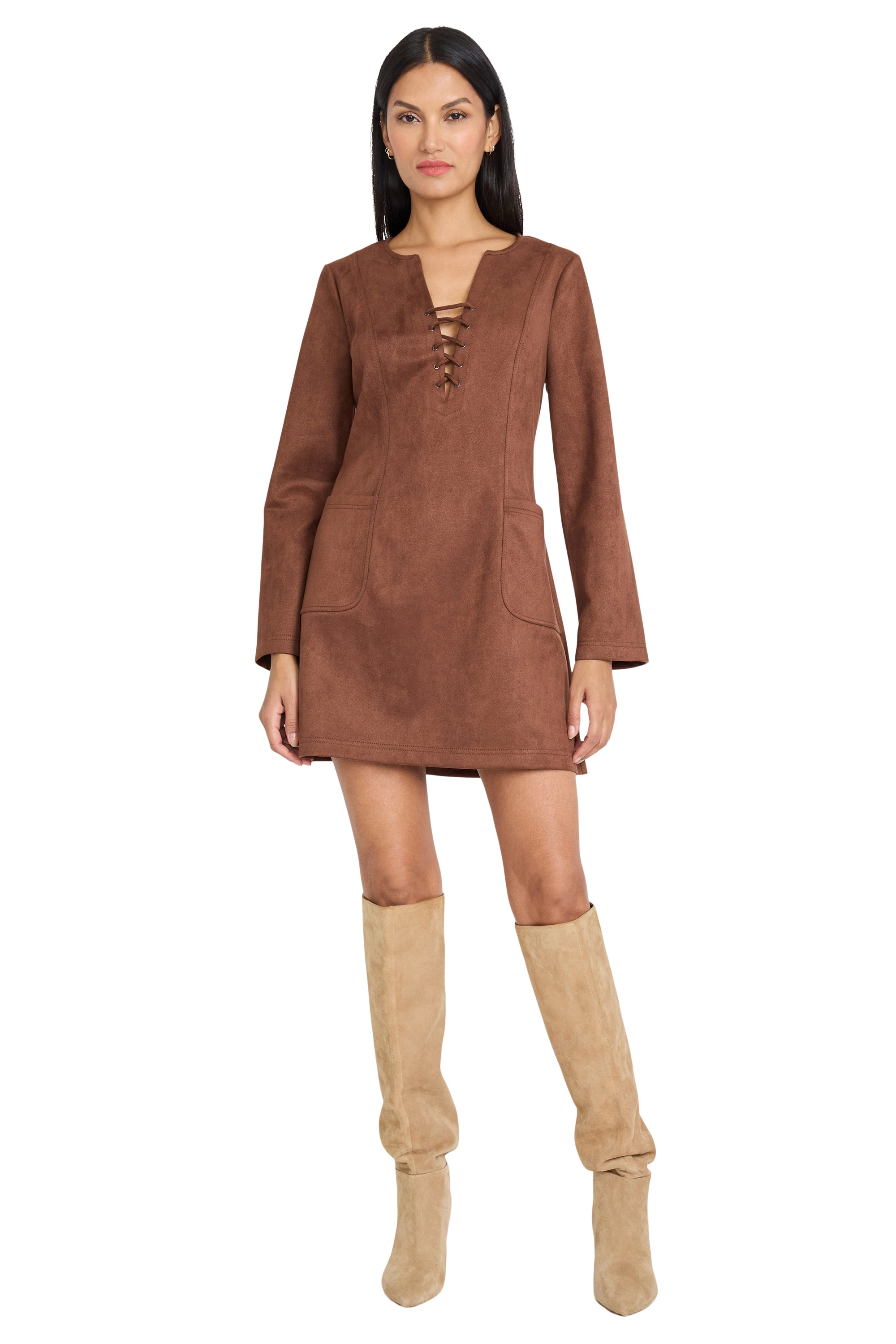 Matthew Suede Mini Dress
