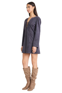 Matthew Suede Mini Dress - FINAL SALE