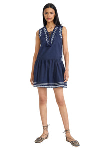 Colton Cotton Embroidered Mini