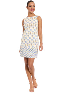 Miranda Cotton Shift in Palm Field Border