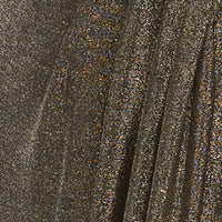 Shannan Metallic Knit Cowl Neck Gown