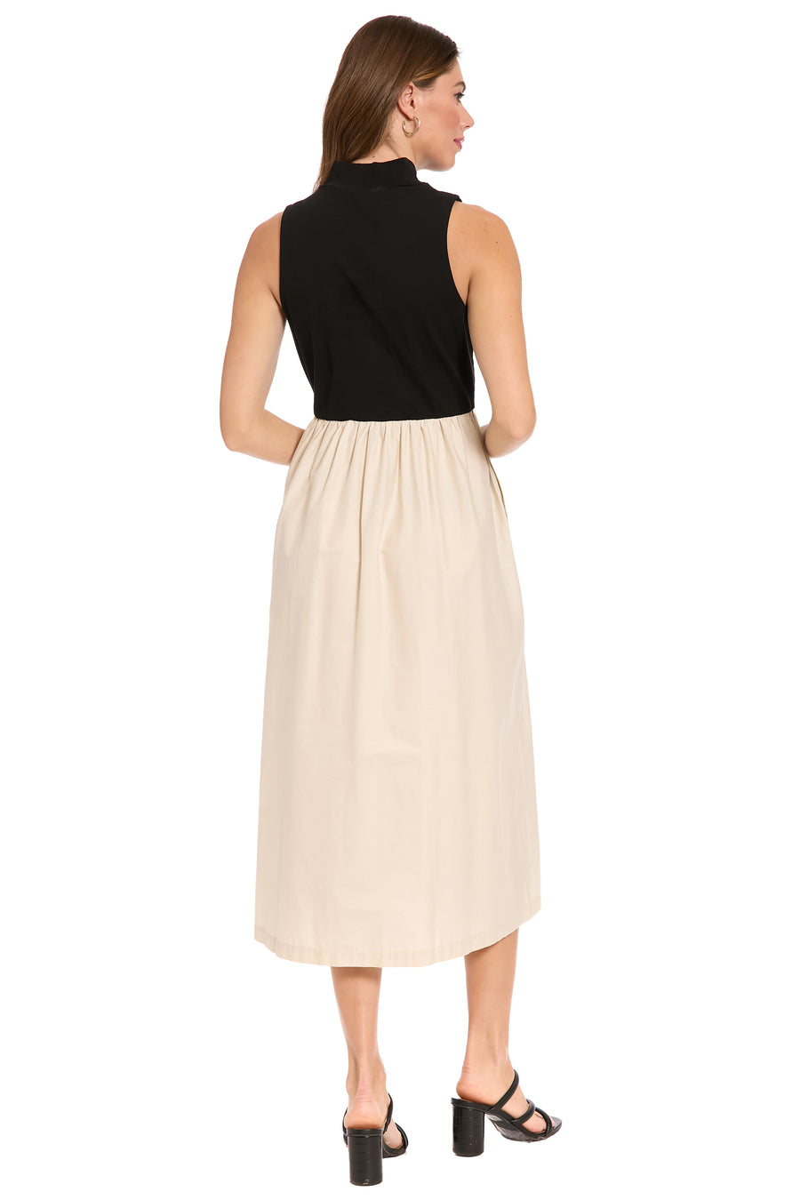 Nicola Knit Twofer Midi A-Line Sleeveless Dress | London Times Maggy London Nicola Knit Twofer Midi A-Line Sleeveless Dress | London Times Maggy London