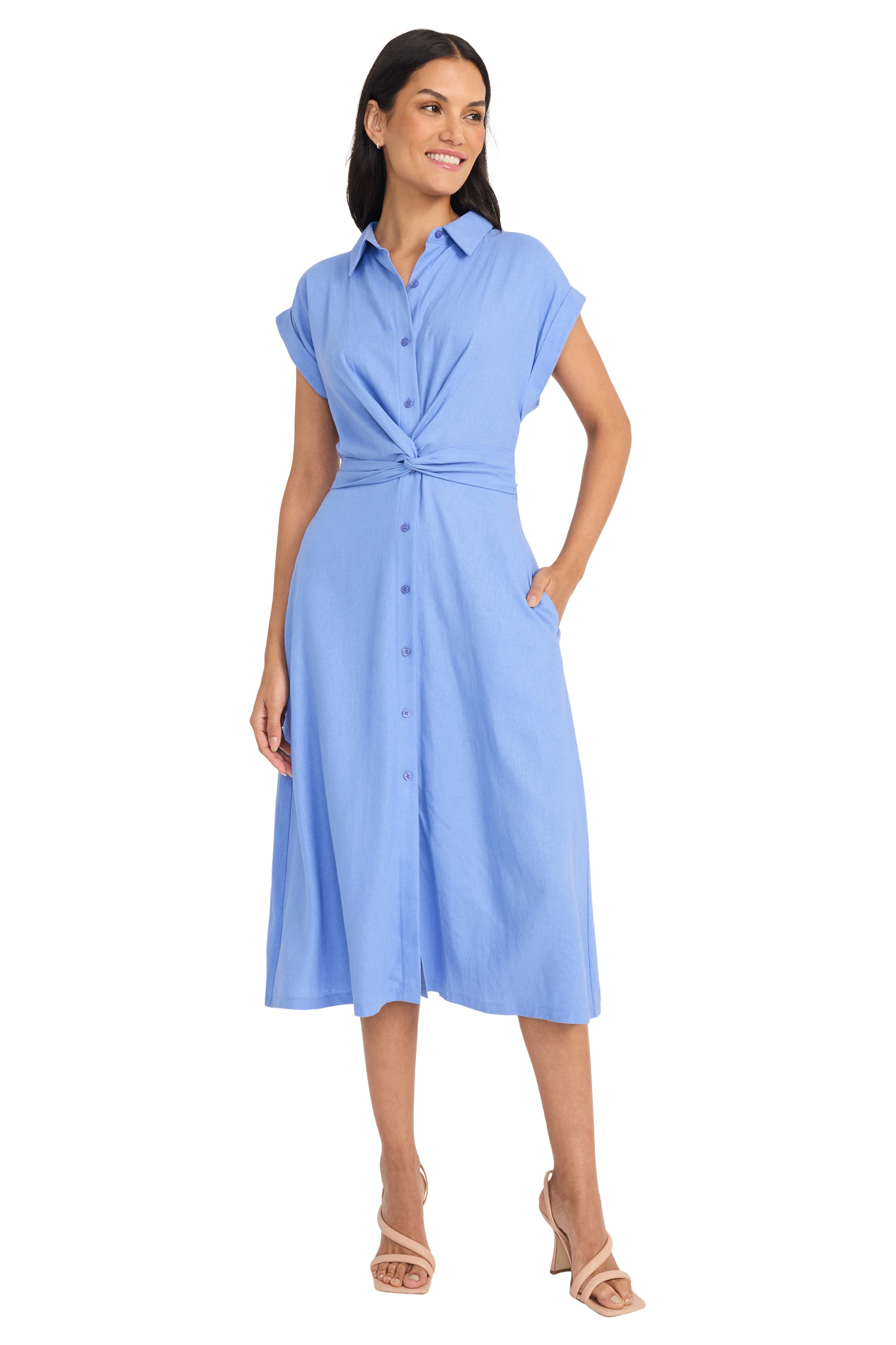 Josephine Shirtdress in Solid