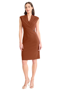 Sabine Sleeveless Tuxedo Dress