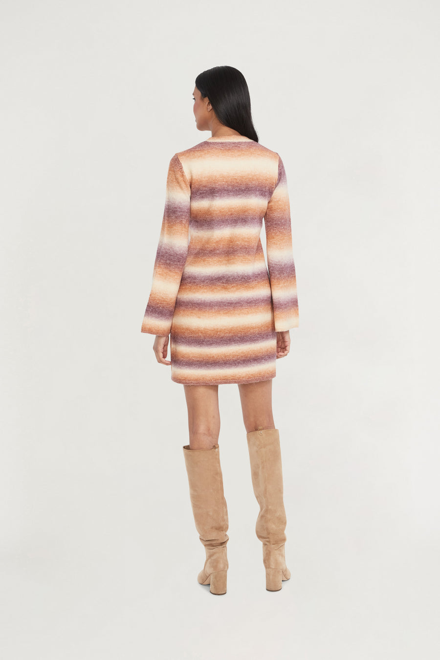 Leon Striped Sweater Dress